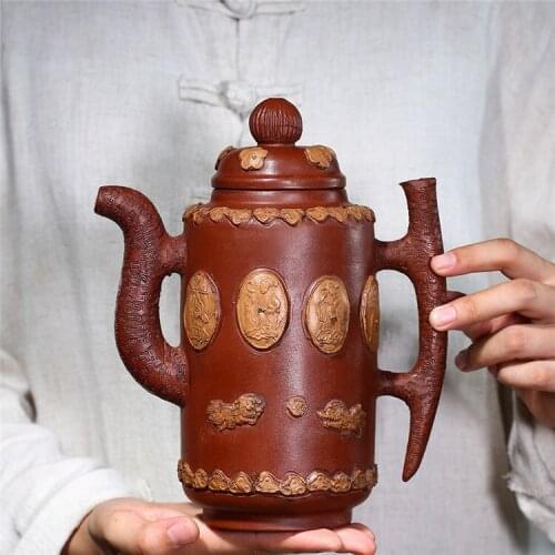 ★imitated old pot of furnishing articles manually draw back Taiwan cultural revolution pot of qing cement ensemble