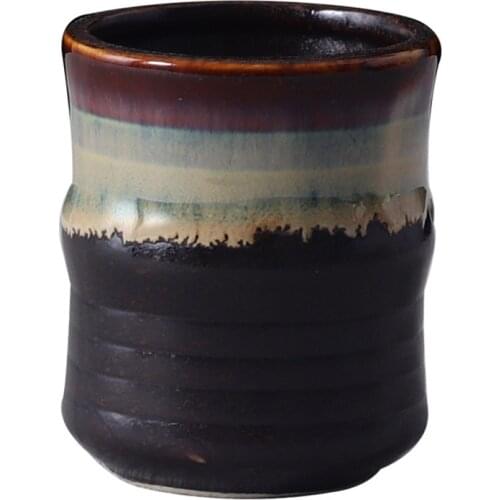 Retro Ceramic Tea Cup Japanese Style Home Teacup Creative Vintage Water Cup Commercial Restaurant Tea Master Cup