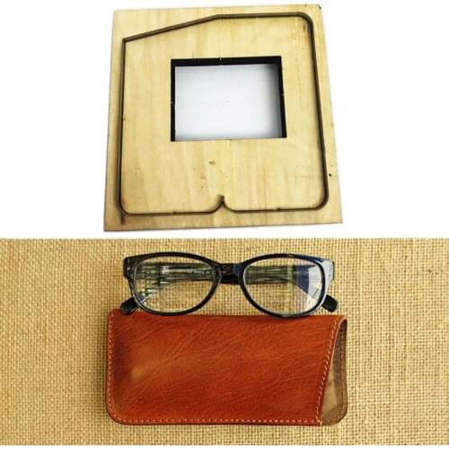 Leather Glasses Case Sunglass and Reading Glasses Case Japan Steel Blade Rule Die Cutter for Diy Leather Template Crafts