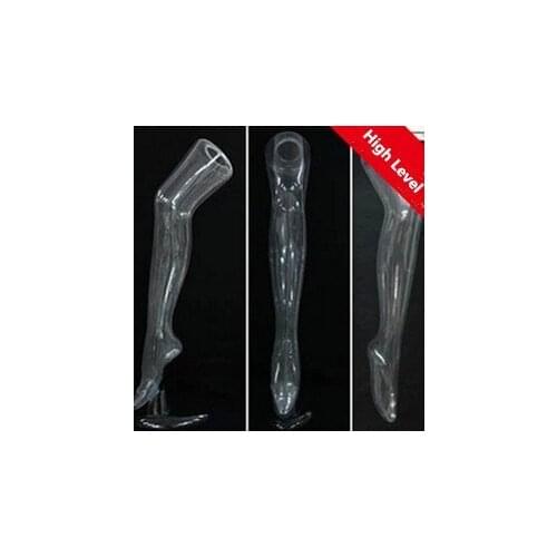 Hot Sale!! High Level Transparent PVC Leg Mannequin Leg Model Made In China Hot Sale