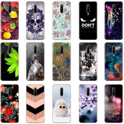TPU Soft Case for OnePlus 7 7Pro Colored Drawing Ultra-Thin Silicone Phone Case Cover for Oneplus 7T 7 Pro 7Pro Protective Shell