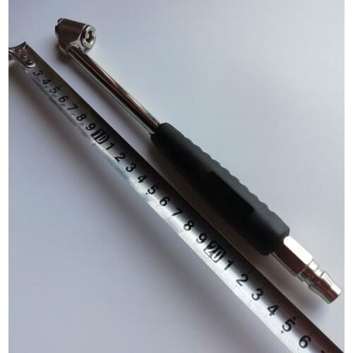 Large truck tire filling rod car quick inflation tool with oil gauge head barometer pipe type nozzle pipe joint accessories