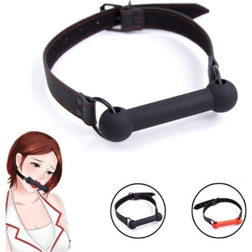 Adult Game Erotic Product Sexy Bondage Slave Oral Silicone Dog Bone Mouth Plug Gag SM Bdsm Flirting Sex Toy for Couples Woman Sm