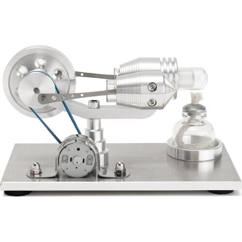 New Stainless Steel Coming Scientific Experiments of Mini Hot Air Stirling Educational Machine Model