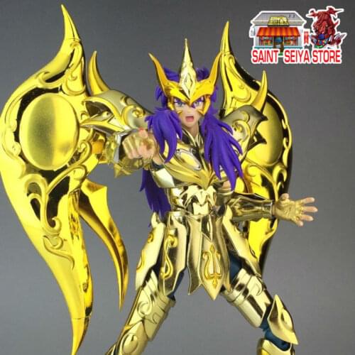 Great Toys Saint Seiya Ex Myth Cloth Soul of Gold Sog God Milo Scorpion Figure Chevaliers Du Zodiaque Caballeros del Zodiaco