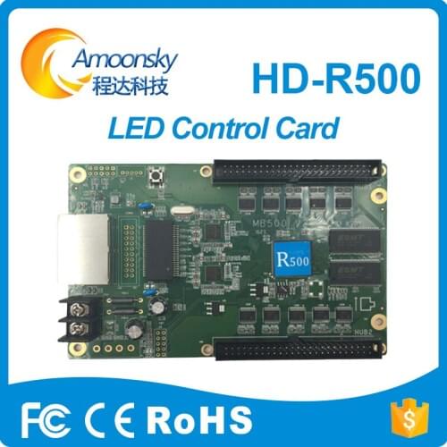 P5/P6/P8/P10 hd r500 full color received computer data by 1000M Network card rgb led pixel controller led sign card