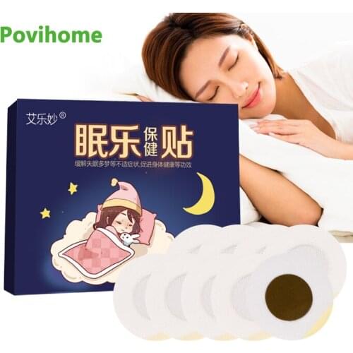 10Pcs/box Improve Insomnia Pain Relief Herbal Patch Relief Stress Anxiety Massage Plaster Soothe Mood Body Relax Sleep Sticker