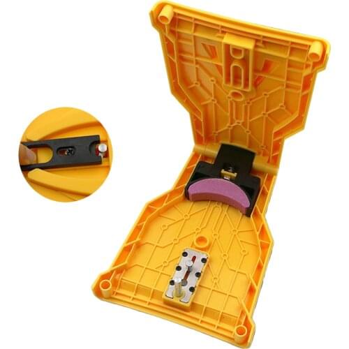 Chainsaw Teeth Sharpener Portable Sharpen Chain Saw Bar-Mount Fast Grinding Sharpening Chainsaw Chain Woodworking Tools