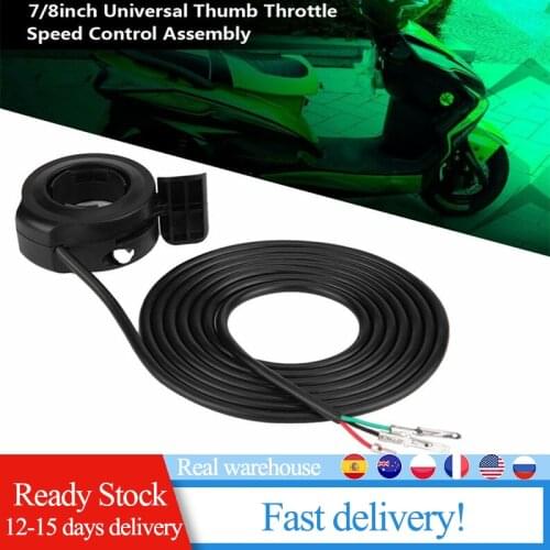 Electric bike Gas handle Thumb Throttle Speed Control Left Right Handle for Electric Bike E-Bike Scooter Gas handle