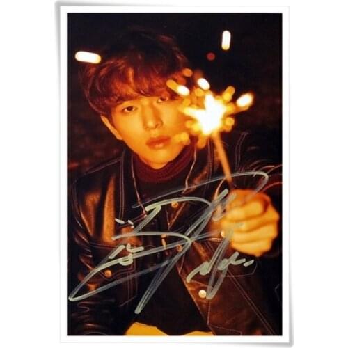 SHINEE Onew autographed signed photo picture 1and1 4*6 collection new korean freeshipping 11.2016 a