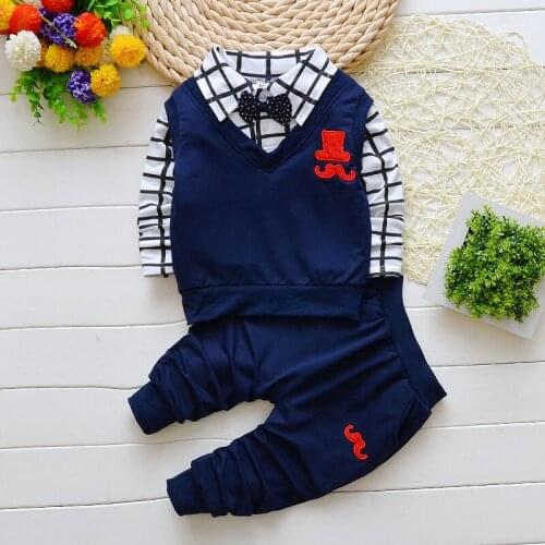 BibiCola Spring Autumn 2018 Boy Clothing Set Children boys Cartoon Sports Outfits Kids Boys Suit Toddler Boys Brand Tracksuit