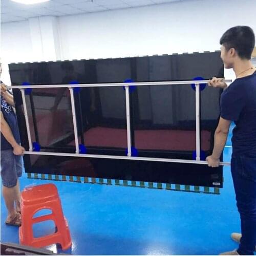 8 suction cups TV Display screen glass vacuum Sucker, 600mm*2000mm, vacuum lifter TV Screen sucker 75-110 inch