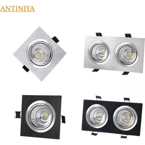 Embedded Dimmable LED Downlight 9W/12W/15W/18W/24W/30W Epistar Chip COB Spot Lights Ceiling Lamp AC90-260V For Home illumination