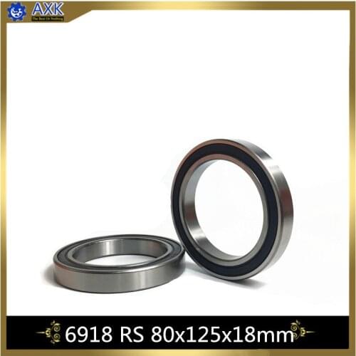 6918 2RS ABEC-1 90x125x18MM Metric Thin Section Bearings 61918RS 6918RS