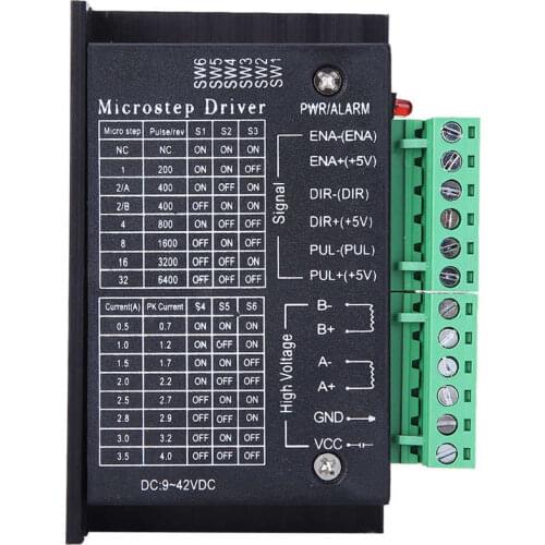 CNC DC Driver Controller 32 Subdivision 42/57 Stepper Motor TB6600 Control Module 4.0A 42V