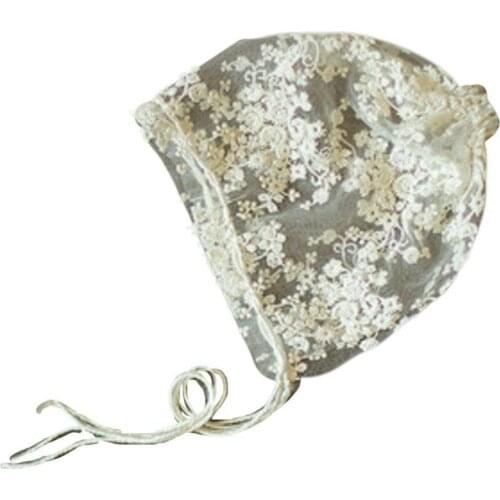 Hot Sale 60% Newborn Baby Shower Infant Cotton Lace Hat Cap Photography Studio Photos Props