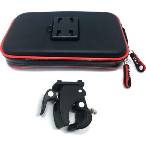 Jadkinsta Photo Accessories Motorcycle Handlebar Holder Super Clamp with Waterproof Case Bag For iPhone for Huawei for Xiaomi