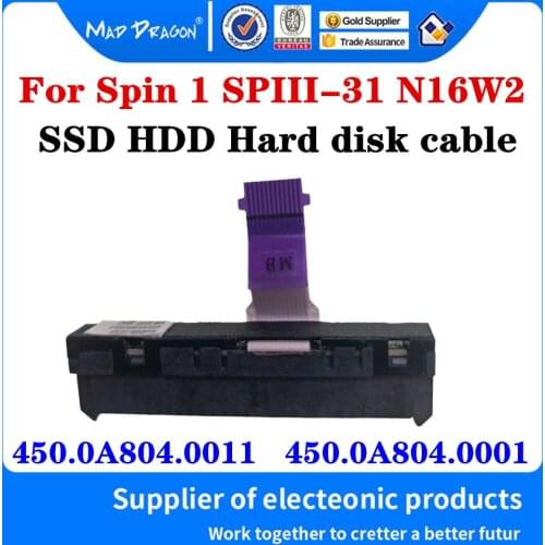 Laptop SATA hard drive cable connector cable For Acer Spin 1 SPIII-31 Series N16W2 SSD HDD Cable 450.0A804.0011 450.0A804.0001