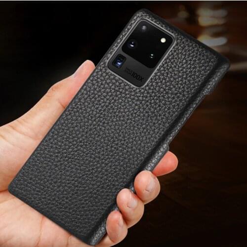 Leather Phone Case For Samsung S20 Ultra S10 Lite S10e S9 S8 S7 Note 8 9 10 Plus A10 A20 A30 A40 A50 A70 A51 A71 Litchi Texture