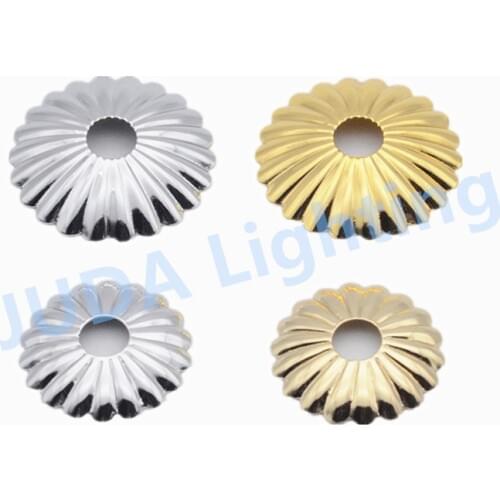 35mm 45mm metal cover cap iron hardware parts connection cap decorative iron cap for chandeliers led crystal light ceiling lamps