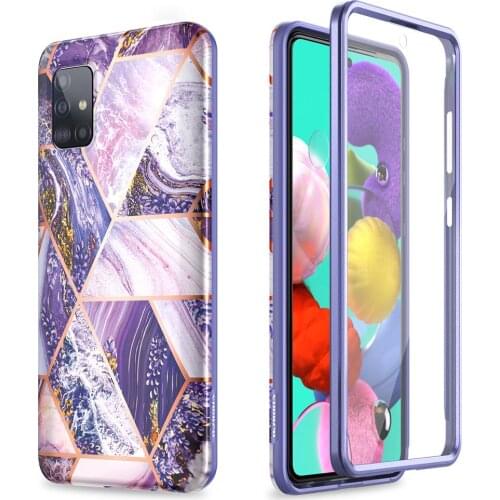 Soft Case For Samsung Galaxy A51 S9 S10 plus S10e Note9 Bumper Protective case with Screen protector Cover capa