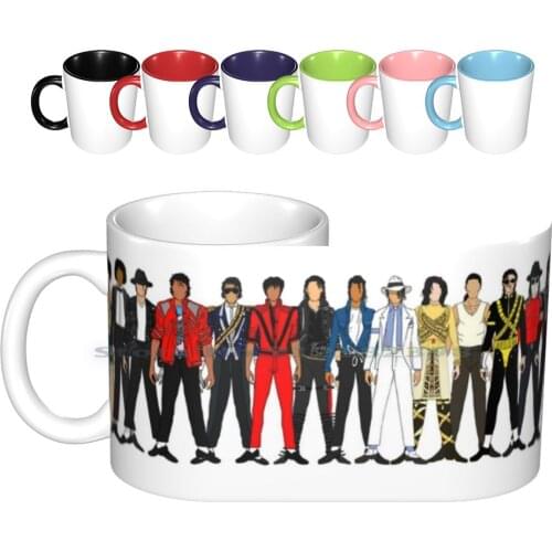 Outfits Of King Jackson Pop Music Fashion Ceramic Mugs Coffee Cups Milk Tea Mug Pop Music Musik Thriller Night Emo Children