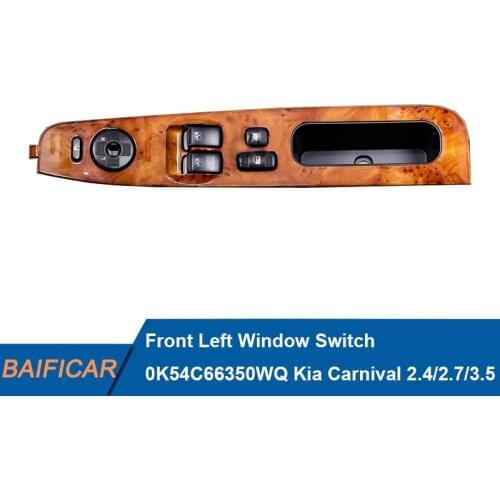 Baificar Brand New Genuine Front Left Window Switch 0K54C66350WQ For Kia Carnival 2.4/2.7/3.5 2004-2007