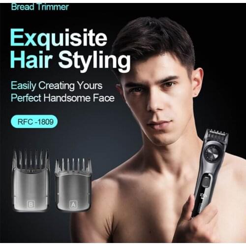 Adjustable Beard Trimmer for Men Professional Mens Hair Trimmer with 2 Combs and LED Display High Quality and Brand New