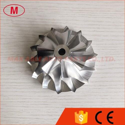 RHC7 57.23/85.90mm 7+7 blades high performance Turbocharger milling/aluminum 2618/billet compressor wheel