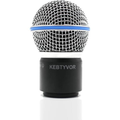 New Replacement Ball Head Mesh Microphone Grille with capsule for PGX24 SLX24 BETA58 Wireless Microphone