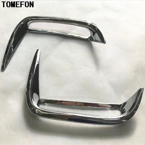 TOMEFON 2pcs Car Styling For Honda Freed 2017 ABS Chrome Rear Fog Light cover Trim