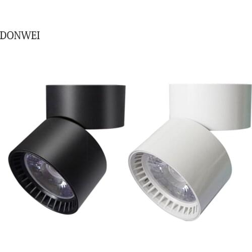 AC 85-265V input 3W/7W/10W/15W LED surface mounted ceiling lamp Foldable and 360 degree rotatable COB background spot light