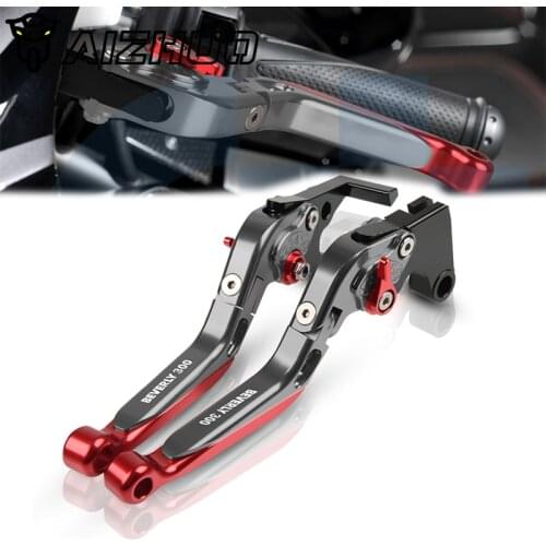 For PIAGGIO BEVERLY 300 2011-2018 2017 2016 2015 Motorcycle Clutch Brake Lever Aluminum Extendable Adjustable Foldable Levers