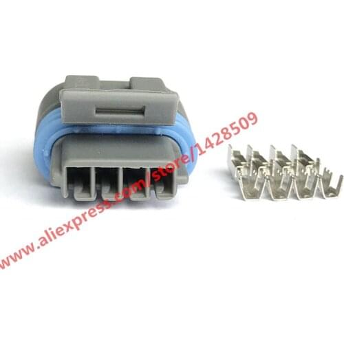 10 Sets GM 12162833 12162834 Packard 4 Way Metripack 150.2 Sealed Female Connector Assembly For Delphi