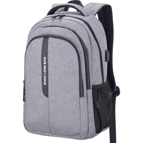 16-Inch College STUDENTS USB Stash Pocket Backpack Korean-style Computer Casual School Bag fashion Sports Travel Bag