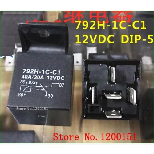 792H-1C-C1 12VDC relay DIP-5 HFV4 012-1Z4G