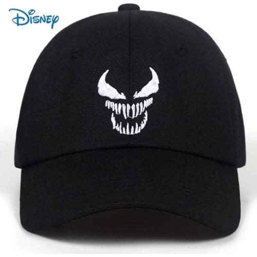 Disney Marvel baseball Cap Venom Embroidered dad Hat cotton Snapback Hip Hop caps For Men Women Casual golf hats sun hats Gorras
