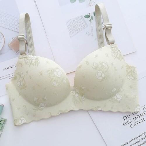 Seamless Bras for Women Brelette Push Up Bras No Wire Brassiere Underwear Sexy Bra Three Quarters(3/4 Cup) Women Lingerie