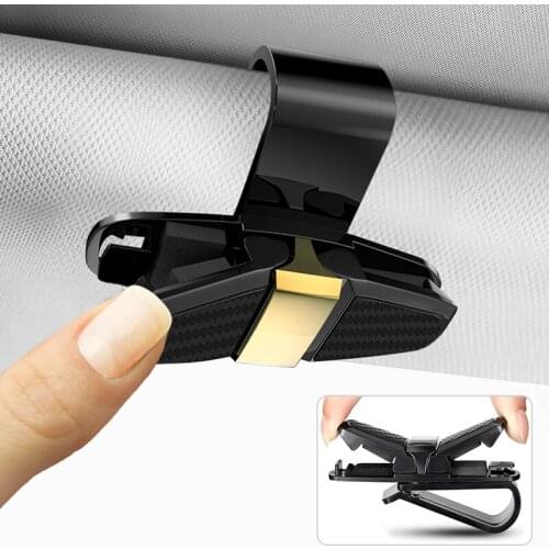 Car Glasses Case Sunglasses Storage Box 4 Colors Auto Interior Accessories Glasses Holder Sun Visor Automobiles