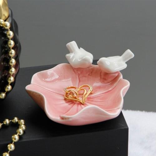 Ceramic Jewelry Tray Jewelry Necklace Jewelry Tray Ring Earring Storage Jewelry Shelf