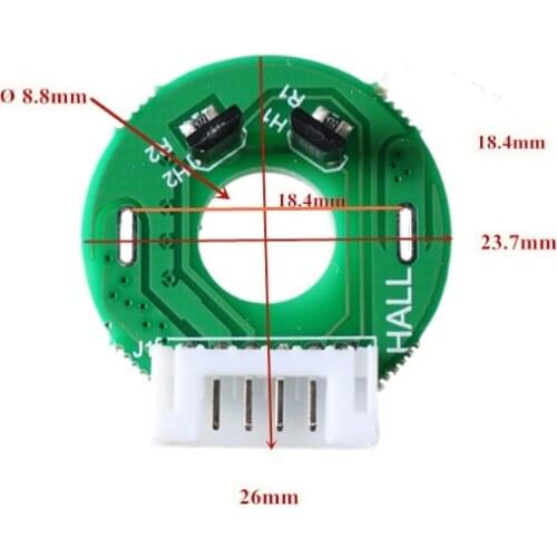 25mm Motor Encoder Motor Speed code disk Code wheel speed measure code disc Suitable for full metal gear DC geared 25mm motor