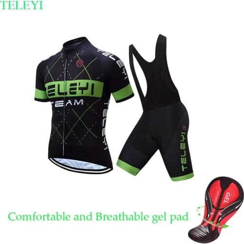 2021 Short Sleeve Summer Cycling Jersey BIB Shorts Sets MTB Bike Equipment Bicycle Clothing Cycle Clothes Maillot Dress Wear Kit