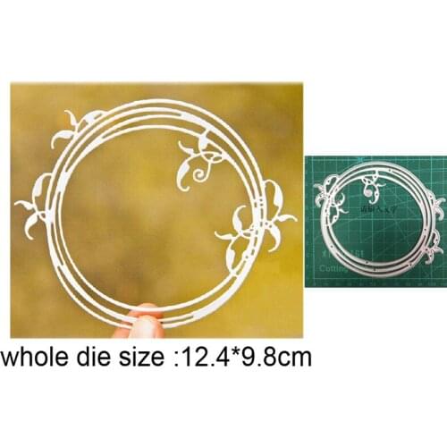 Craft dies metal cutting dies cut die mold Flower Wreath Decoration Scrapbook paper craft knife mould blade punch stencils dies