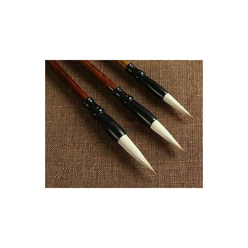 3pcs Cum brush writing big, small and medium set lake pen calligraphy students beginner practice brush