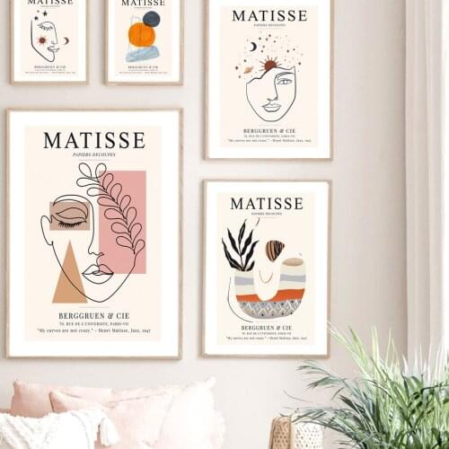 Henri Matisse Abstract Figure Meditation Wall Art Canvas Painting Nordic Posters And Prints Wall Pictures For Living Room Decor