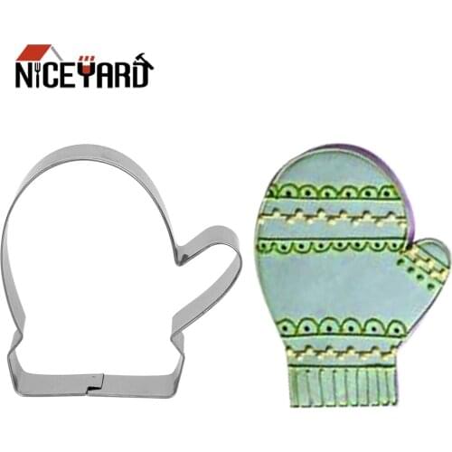 NICEYARD Cookie Tools Gingerbread Cookie Cutter Biscuit Glove Mold Xmas Christams Kitchen Tools Gadgets