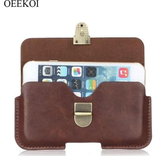 OEEKOI PU Leather Belt Clip Pouch Cover Case for DEXP Ixion P245 Arctic/X147 Puzzle/ML 4.7/X 4.7 4.7 Inch