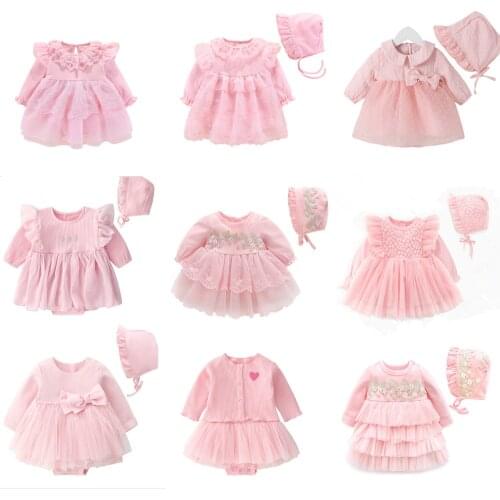 New born Baby Girl Princess Dress&Clothes Baby Baptism Dress 2020 Infant Christening Dress vestidos 0 3 6 9 months Kids Outfits