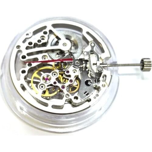 Hollow Out Automatic Winding Movement 3 Hands for TY2809 Watch Spare Parts