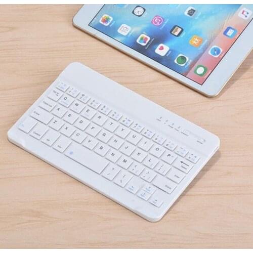 Portable Ultra-thin Wireless Bluetooth Keyboard Keypad for iPad Phone Tablet